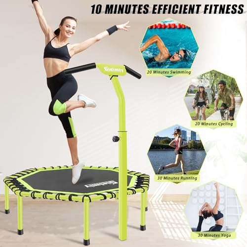 Gielmiy Silent Mini Trampoline, 48" - Maximum Load 150 kg