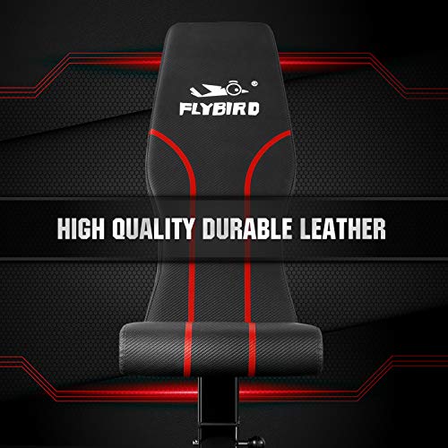 FLYBIRD Multi-Purpose Adjustable Weight Bench, Full Body Workout