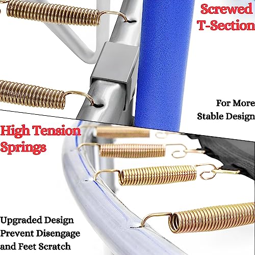 Premium Outdoor Trampoline with Safety Enclosure and Extras