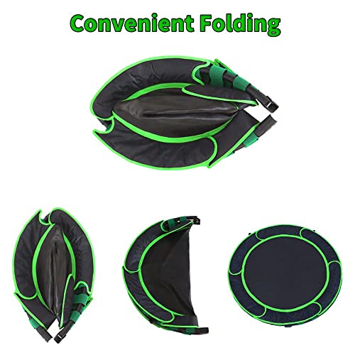 Kids 36'' Foldable Fitness Trampoline with Adjustable Handrail