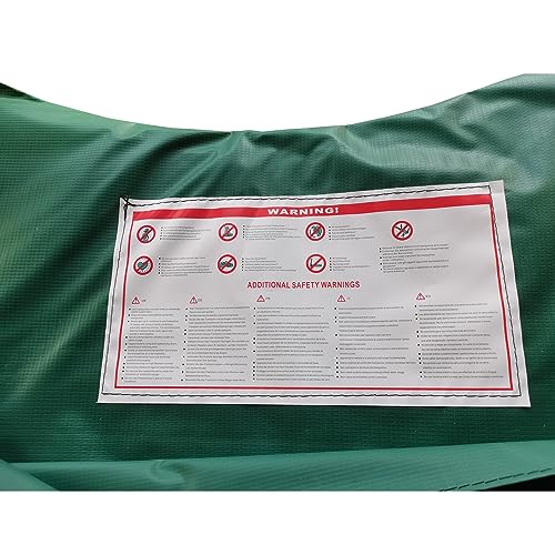 Greenbay Trampoline Pad Safety Cover - Green 8FT