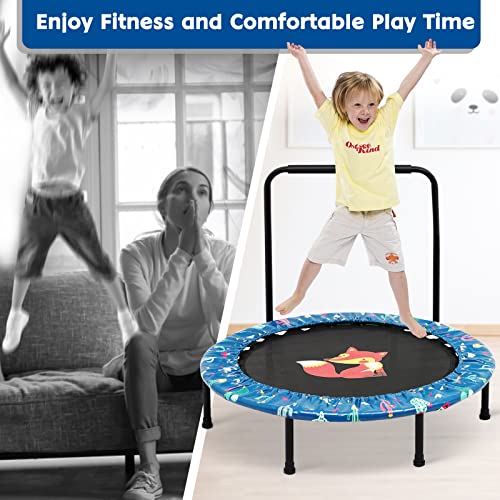 Kids Mini Trampoline for Body Fitness Exercise