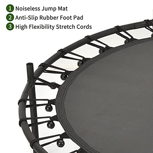 55'' Kids Trampoline - Fun & Safe Fitness Bouncer
