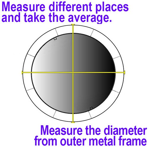 Greenbay Trampoline Pad Safety Cover - Green 8FT