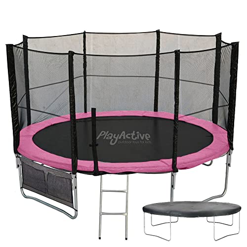 Kids Trampoline with Safety Enclosure Net & Accessories