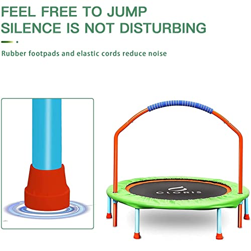CLORIS 38-inch Portable Rebounder Trampoline: Adjustable Foam Handle