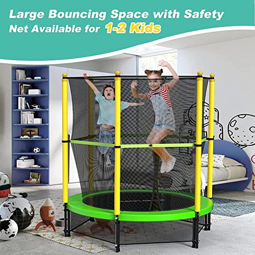 Vanvuson 4.5FT Kids Trampoline with Safety Net
