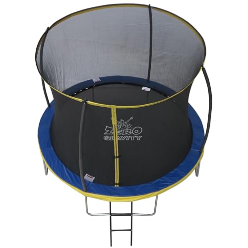 Ultima 4 Trampoline and Enclosure - Blue-Yellow
