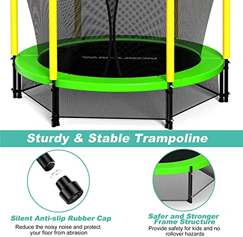 Vanvuson 4.5FT Kids Trampoline with Safety Net