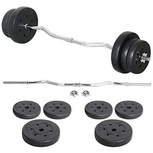 Adjustable 25KG Home Gym Barbell Set