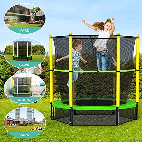 Vanvuson 4.5FT Kids Trampoline with Safety Net