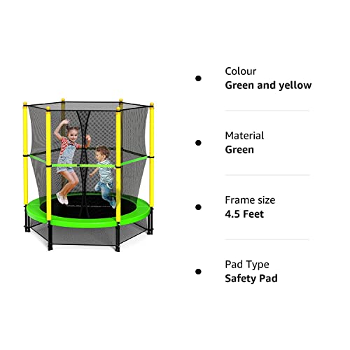 Vanvuson 4.5FT Kids Trampoline with Safety Net