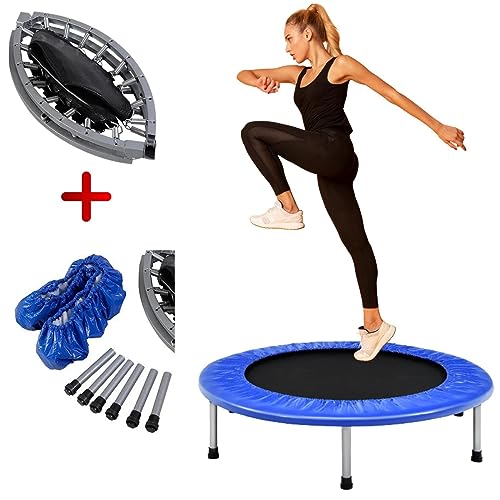 40" Foldable Fitness Rebounder Trampoline - Indoor Exercise