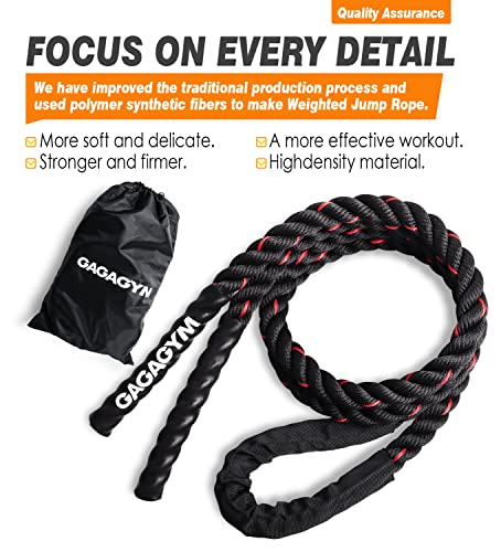 3LB Weighted Battle Rope - 9.8ft Jump Rope