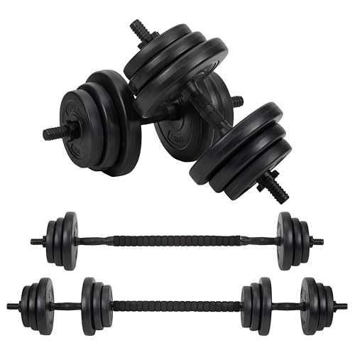 20kg Adjustable Dumbbell Set: Strength Training, Weightlifting