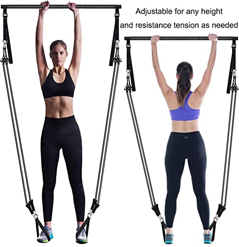 Pilates Bar Kit with Resistance Bands - Full Body Workout