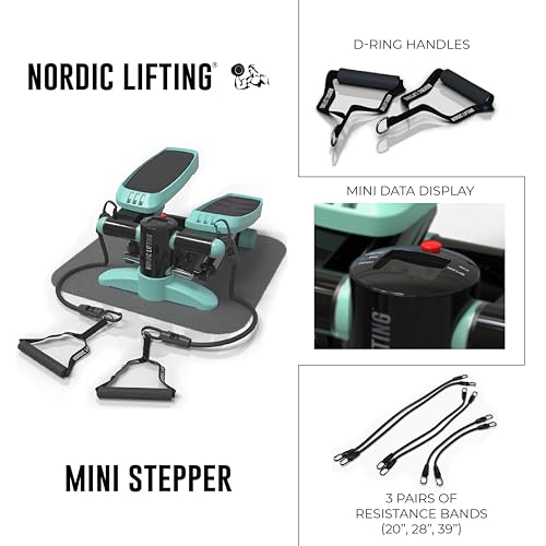 Nordic Lifting Mini Stepper with Resistance Bands