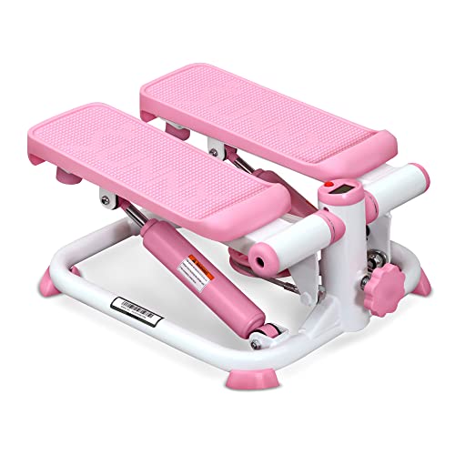 Portable Pink Stair Stepper for Home Workouts