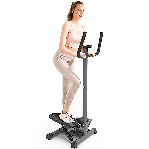 leikefitness Portable Twist Stair Stepper with Adjustable Resistance