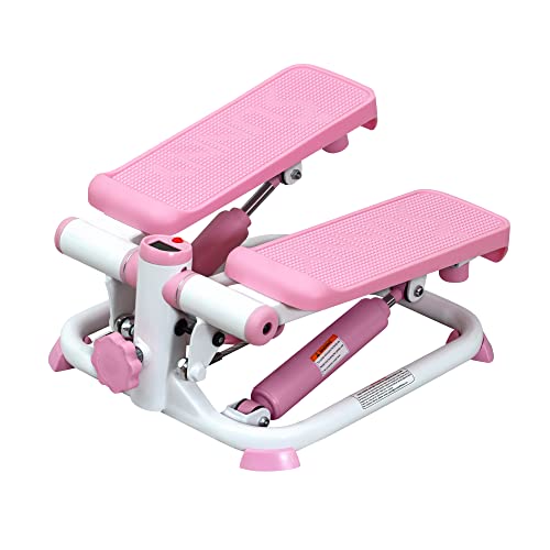 Portable Pink Stair Stepper for Home Workouts