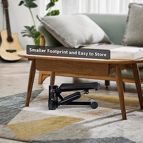 ZENOVA Mini Stepper with Resistance Band - 330 lbs Weight Capacity
