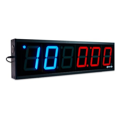 Bluetooth-controlled GymNext Flex Timer - Wall Mounted 23" LED