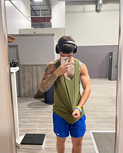 KAWATA Men's Quick Dry Gym Muscle Tees