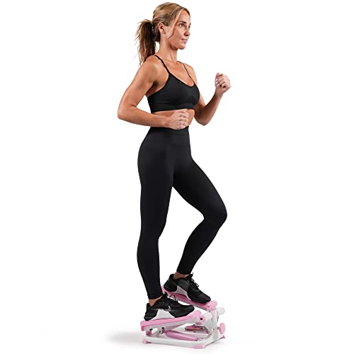 Portable Pink Stair Stepper for Home Workouts