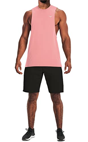 Titan Men's Icon Workout Tank - Salmon Pink