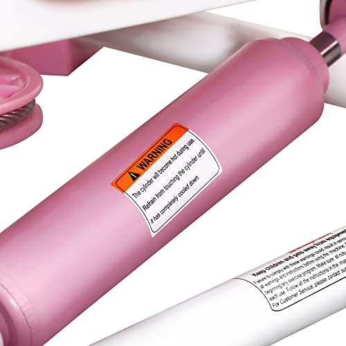 Portable Pink Stair Stepper for Home Workouts