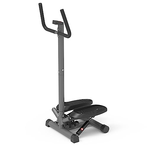 leikefitness Portable Twist Stair Stepper with Adjustable Resistance