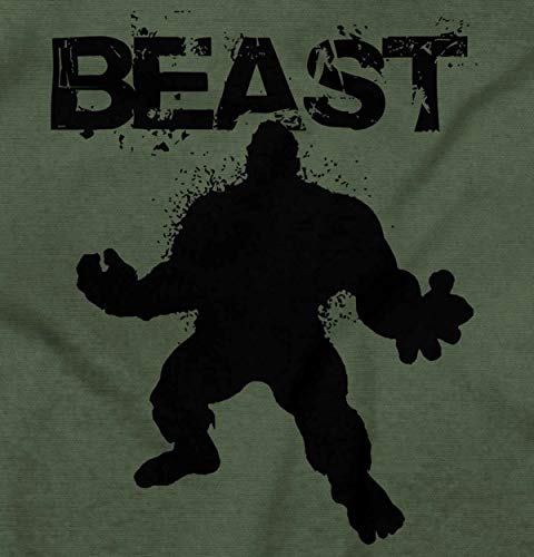 Military Green Beast Gym Fitness Hooded Sweatshirt