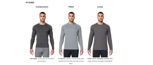 Under Armour Men's Tech 2.0 T-Shirt, Carbon Heather/Black