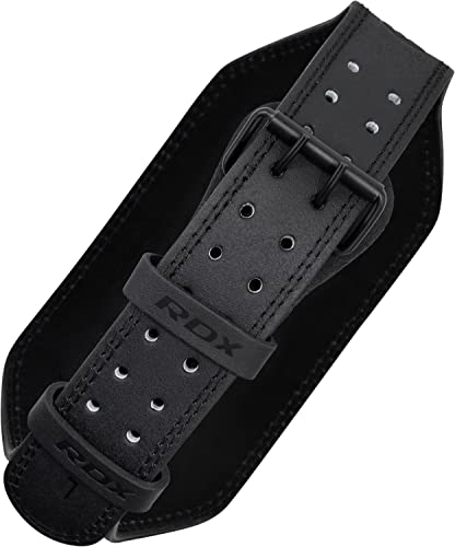 RDX Leather Weight Lifting Belt, 4" or 6