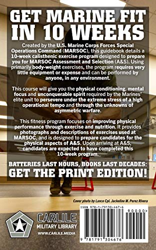 10-Week Marine Fitness Training Guide: Pocket-size Edition