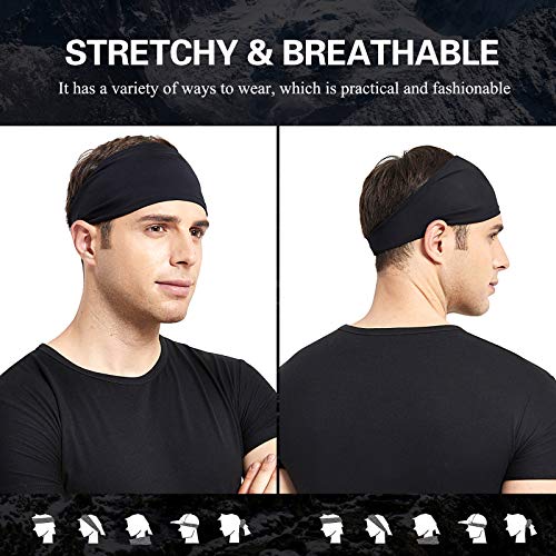 Cozy Mens Running Headband Set