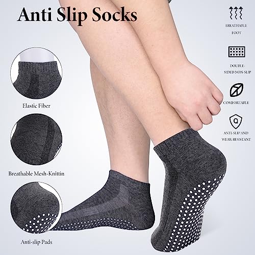 Non Slip Yoga Socks with Grips for Home Fitness