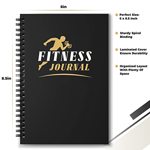 JUBTIC Fitness Journal - Workout Log and Weight Loss Tracker