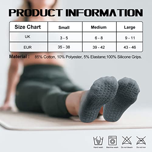 Ozaiic Grippy Yoga Socks - Ballet, Pilates, Home