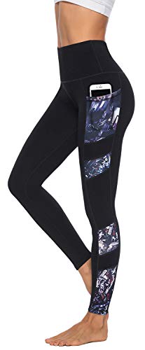 JOYSPELS High Waisted Black Gym Leggings - M