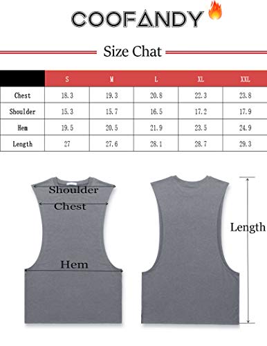 COOFANDY Men's 2-Pack Workout Tank Tops