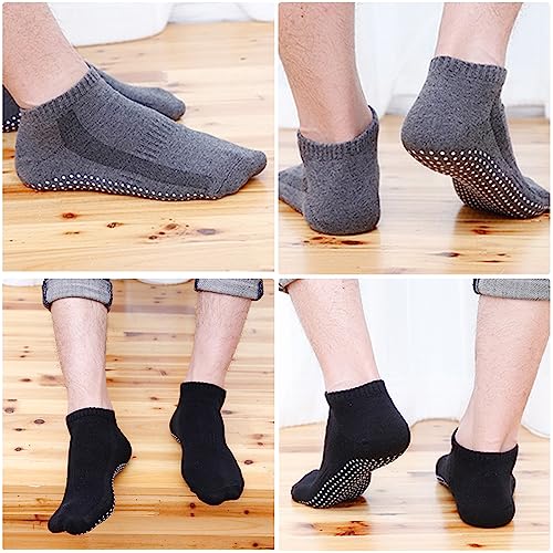Non Slip Yoga Socks with Grips for Home Fitness