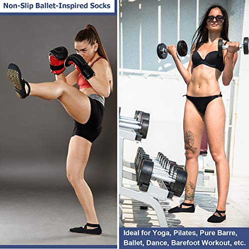 Ozaiic Non-Slip Yoga Socks for Women