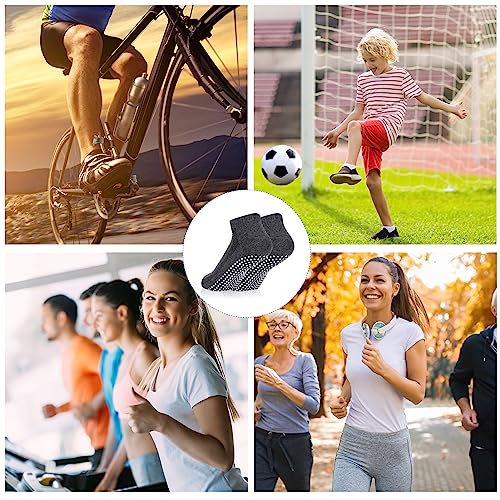 Non Slip Yoga Socks with Grips for Home Fitness