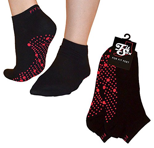 Black/Red Anti-Slip Fitness Equipment - Pilates, Yoga, Martial Arts