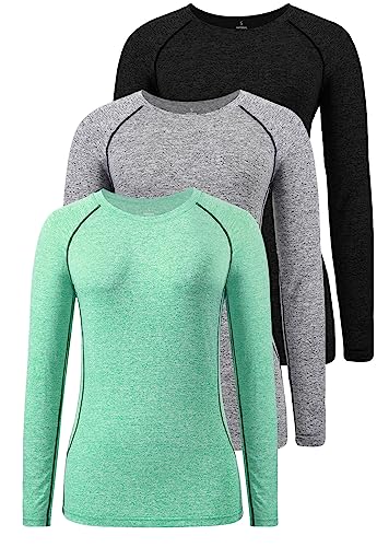 Star Vibe 3-Pack Women's Dry Fit Long Sleeve Tshirt