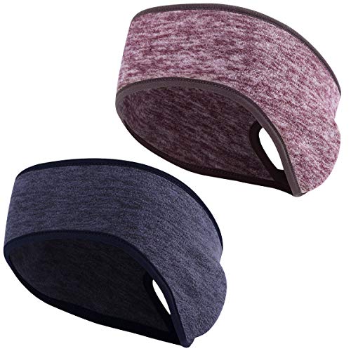 Running Headband with Ponytail Hole - Ear Warmers