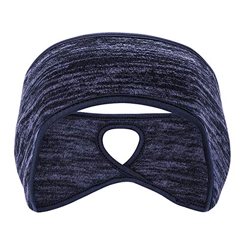 Running Headband with Ponytail Hole - Ear Warmers
