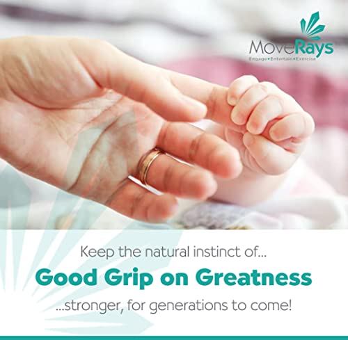 MoveRays Silicone Hand Grip Strengthener for Fitness