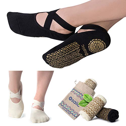 Ozaiic Non-Slip Yoga Socks for Women